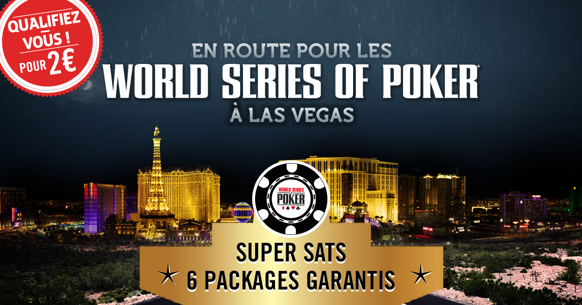 Qualifications pour les WSOP à Las Vegas Winamax