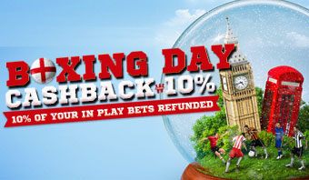 Cashback Boxing Day
