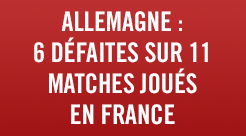 Derniere rencontre france allemagne