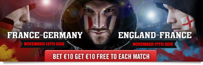 Portugal - France : 10 euros pari&eacute;s, 10 euros offerts !