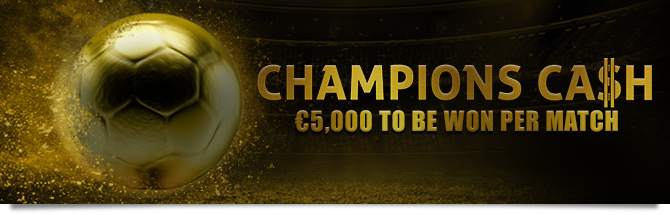 5,000 euros to be won per match