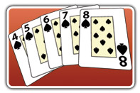 Straight flush (quinte flush)